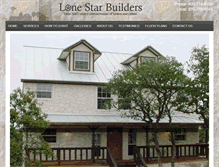 Tablet Screenshot of lonestar-builders.com